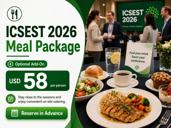 ICSEST 2026 optional conference meal package